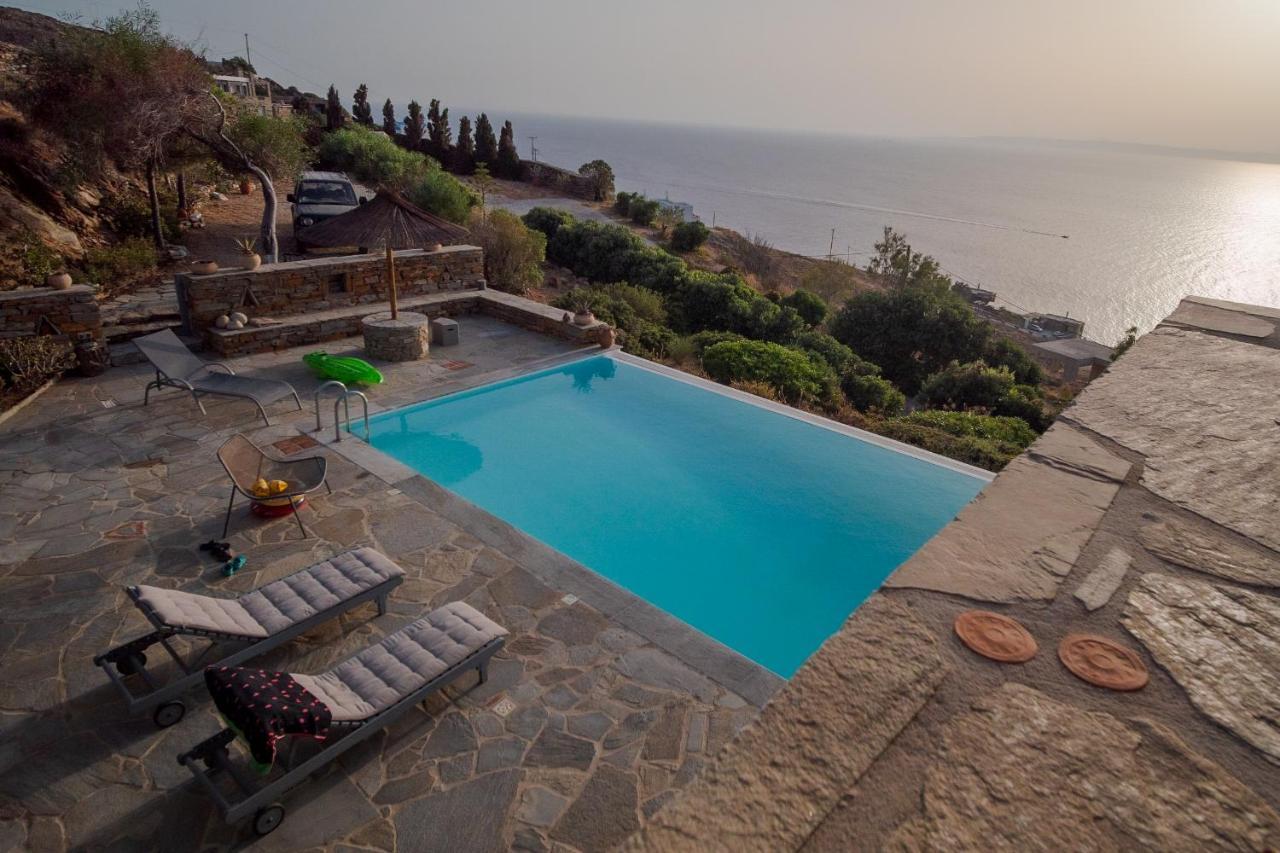 Villa Kea Boho Luxury With Pool & Stunning Views Melissaki Exterior foto