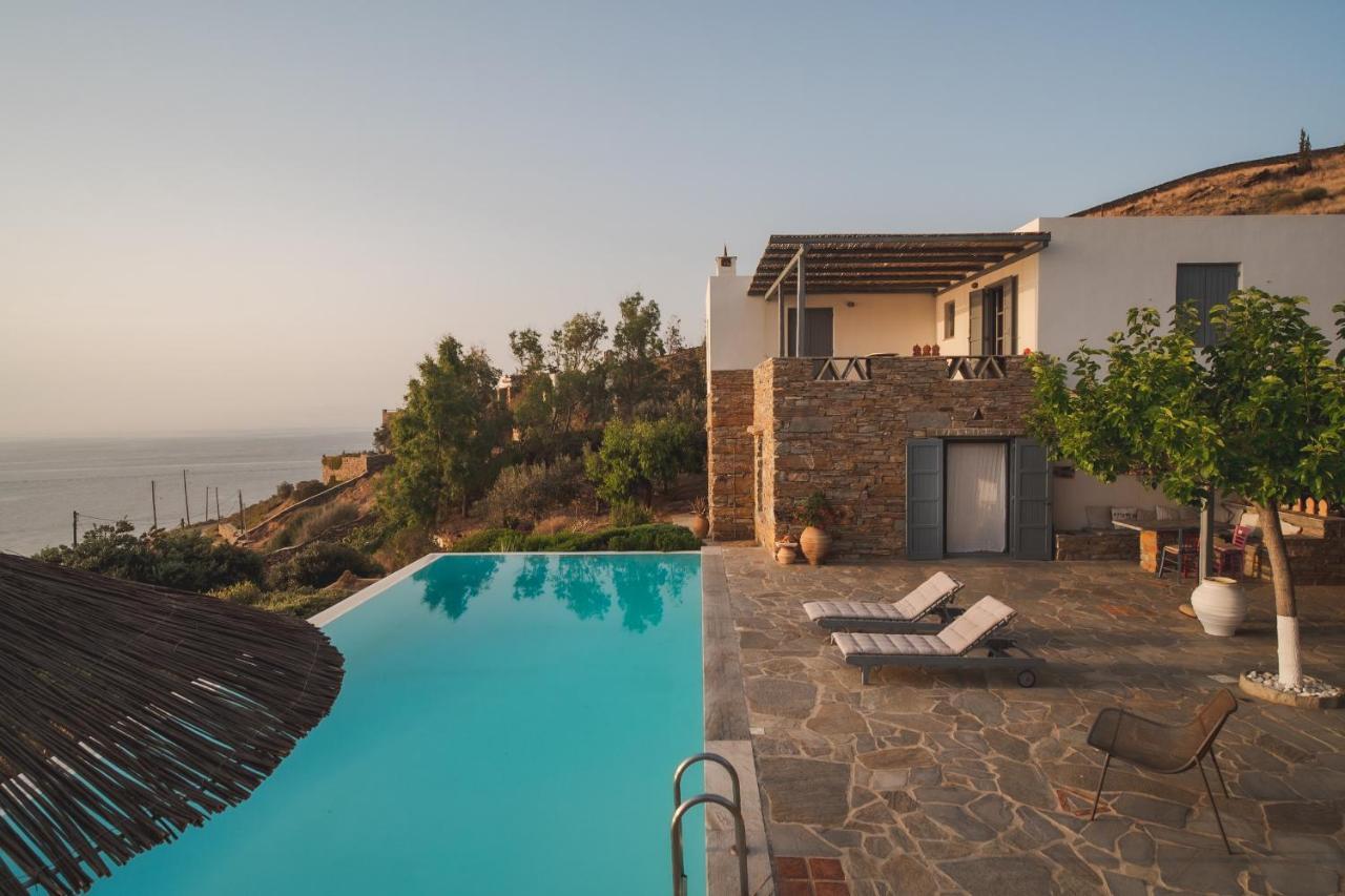 Villa Kea Boho Luxury With Pool & Stunning Views Melissaki Exterior foto